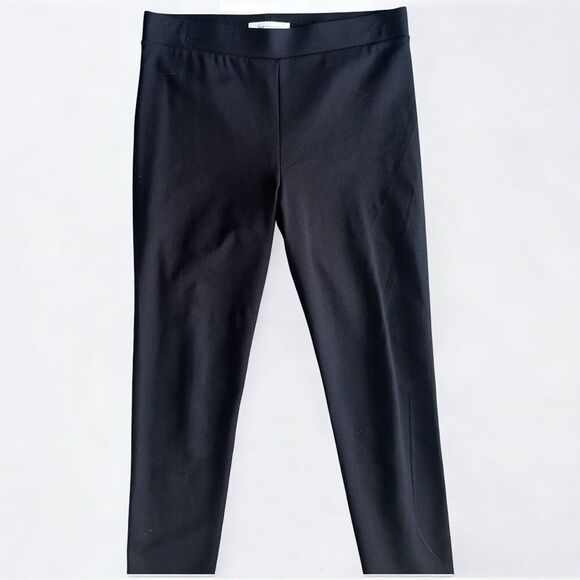 Two by Vince Camuto Womens Small Black Cigarette Pants Slim Leg Trousers - Picture 8 of 16